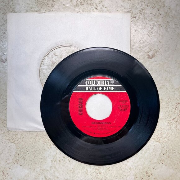 Chicago Beginnings / Questions 67 and 68 Vinyl 45 Rock 45 Columbia Hall Of Fame - Picture 5 of 6